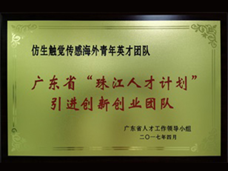 第六批广东省“珠江人才”计划引进创新创业团队